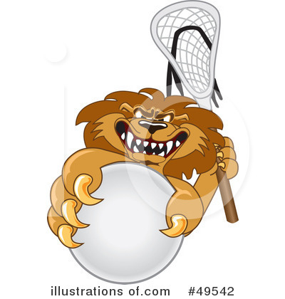 Lion School Mascot Clipart #49542 by Mascot Junction