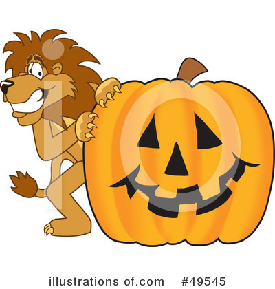 Royalty-Free (RF) Lion Character Clipart Illustration by Mascot Junction - Stock Sample #49545