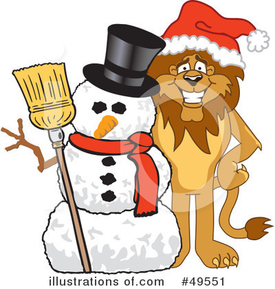Royalty-Free (RF) Lion Character Clipart Illustration by Mascot Junction - Stock Sample #49551