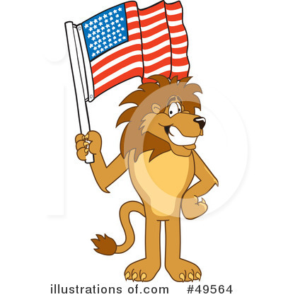 Royalty-Free (RF) Lion Character Clipart Illustration by Mascot Junction - Stock Sample #49564