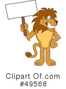 Lion Character Clipart #49568 by Mascot Junction