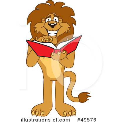 Royalty-Free (RF) Lion Character Clipart Illustration by Mascot Junction - Stock Sample #49576