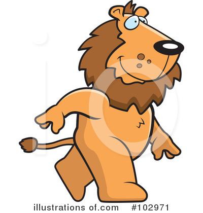 Royalty-Free (RF) Lion Clipart Illustration by Cory Thoman - Stock Sample #102971