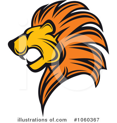 Royalty-Free (RF) Lion Clipart Illustration by Vector Tradition SM - Stock Sample #1060367