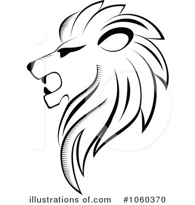 Royalty-Free (RF) Lion Clipart Illustration by Vector Tradition SM - Stock Sample #1060370
