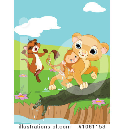 Royalty-Free (RF) Lion Clipart Illustration by Pushkin - Stock Sample #1061153