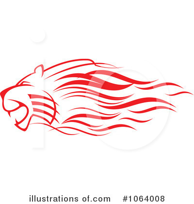 Royalty-Free (RF) Lion Clipart Illustration by Vector Tradition SM - Stock Sample #1064008