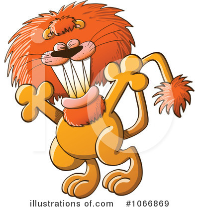 Royalty-Free (RF) Lion Clipart Illustration by Zooco - Stock Sample #1066869