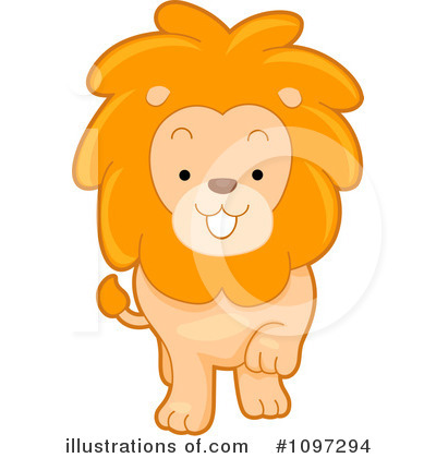 Royalty-Free (RF) Lion Clipart Illustration by BNP Design Studio - Stock Sample #1097294