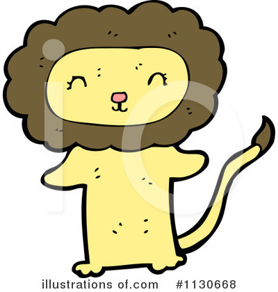 Royalty-Free (RF) Lion Clipart Illustration by lineartestpilot - Stock Sample #1130668
