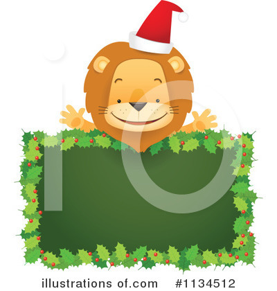 Royalty-Free (RF) Lion Clipart Illustration by Qiun - Stock Sample #1134512