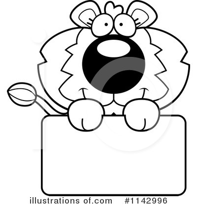 Royalty-Free (RF) Lion Clipart Illustration by Cory Thoman - Stock Sample #1142996