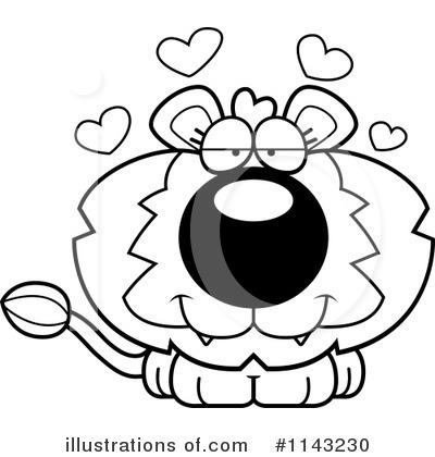 Royalty-Free (RF) Lion Clipart Illustration by Cory Thoman - Stock Sample #1143230