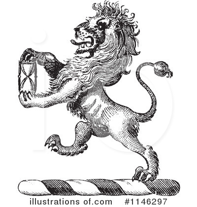 Royalty-Free (RF) Lion Clipart Illustration by Picsburg - Stock Sample #1146297