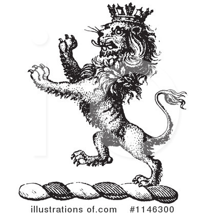 Royalty-Free (RF) Lion Clipart Illustration by Picsburg - Stock Sample #1146300