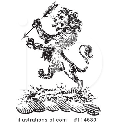 Royalty-Free (RF) Lion Clipart Illustration by Picsburg - Stock Sample #1146301