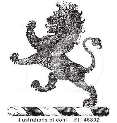 Royalty-Free (RF) Lion Clipart Illustration by Picsburg - Stock Sample #1146302