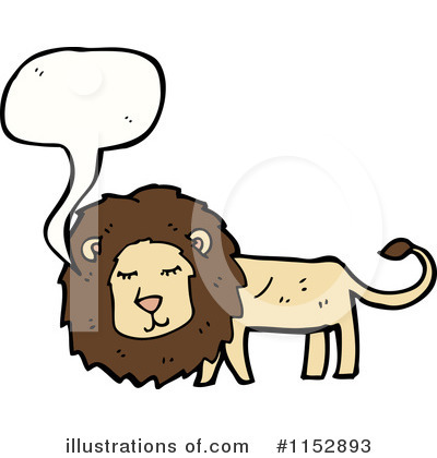 Royalty-Free (RF) Lion Clipart Illustration by lineartestpilot - Stock Sample #1152893