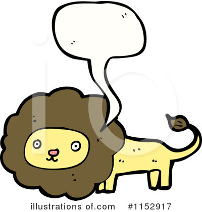 Royalty-Free (RF) Lion Clipart Illustration by lineartestpilot - Stock Sample #1152917