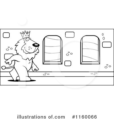 Royalty-Free (RF) Lion Clipart Illustration by Cory Thoman - Stock Sample #1160066