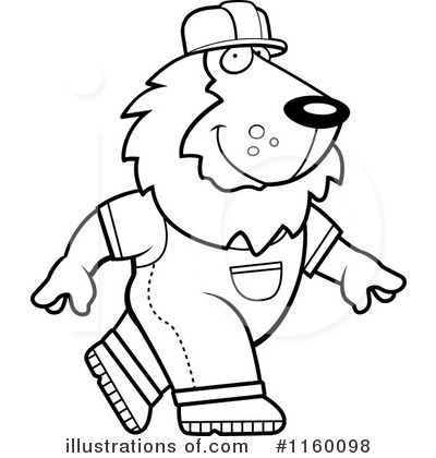 Royalty-Free (RF) Lion Clipart Illustration by Cory Thoman - Stock Sample #1160098
