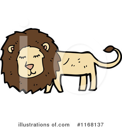 Royalty-Free (RF) Lion Clipart Illustration by lineartestpilot - Stock Sample #1168137