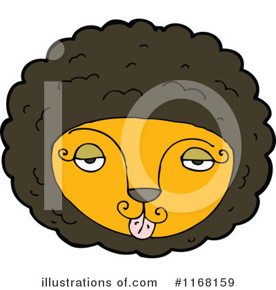 Royalty-Free (RF) Lion Clipart Illustration by lineartestpilot - Stock Sample #1168159