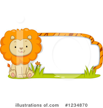 Male Lion Clipart #1234870 by BNP Design Studio