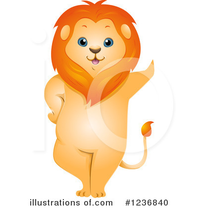 Royalty-Free (RF) Lion Clipart Illustration by BNP Design Studio - Stock Sample #1236840