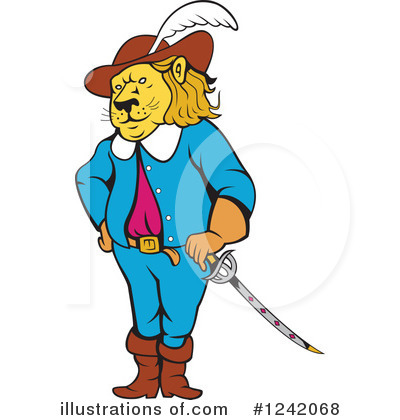 Musketeer Clipart #1242068 by patrimonio