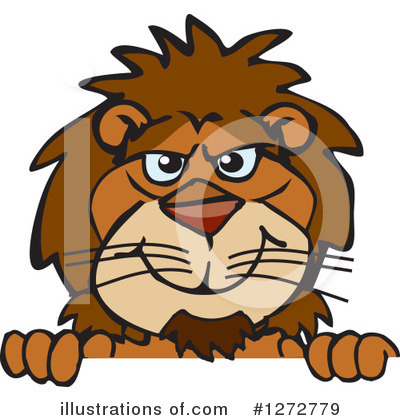 Royalty-Free (RF) Lion Clipart Illustration by Dennis Holmes Designs - Stock Sample #1272779