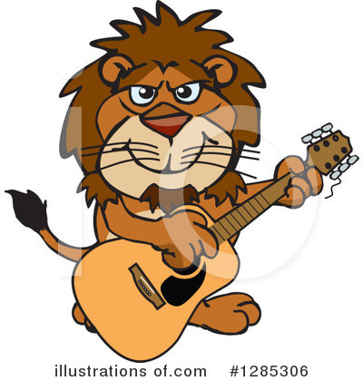 Royalty-Free (RF) Lion Clipart Illustration by Dennis Holmes Designs - Stock Sample #1285306