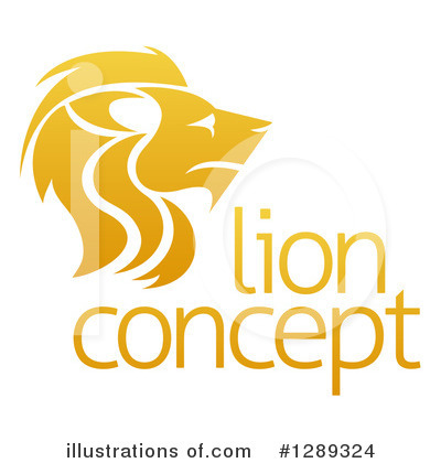 Royalty-Free (RF) Lion Clipart Illustration by AtStockIllustration - Stock Sample #1289324