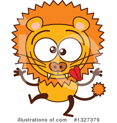 Royalty-Free (RF) Lion Clipart Illustration by Zooco - Stock Sample #1327379