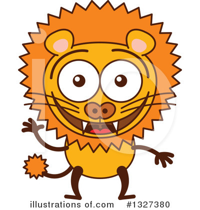 Royalty-Free (RF) Lion Clipart Illustration by Zooco - Stock Sample #1327380