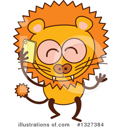Royalty-Free (RF) Lion Clipart Illustration by Zooco - Stock Sample #1327384
