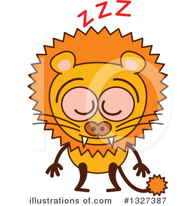 Royalty-Free (RF) Lion Clipart Illustration by Zooco - Stock Sample #1327387