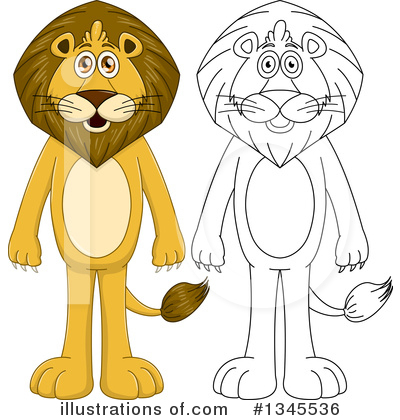 Lion Clipart #1345536 by Liron Peer