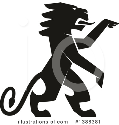 Royalty-Free (RF) Lion Clipart Illustration by Vector Tradition SM - Stock Sample #1388381