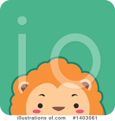 Male Lion Clipart #1403061 by BNP Design Studio