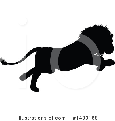 Royalty-Free (RF) Lion Clipart Illustration by AtStockIllustration - Stock Sample #1409168