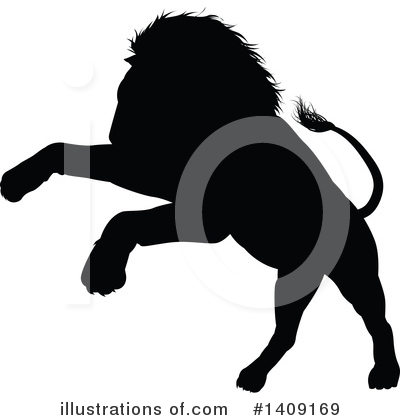 Royalty-Free (RF) Lion Clipart Illustration by AtStockIllustration - Stock Sample #1409169