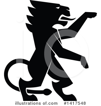 Royalty-Free (RF) Lion Clipart Illustration by Vector Tradition SM - Stock Sample #1417548