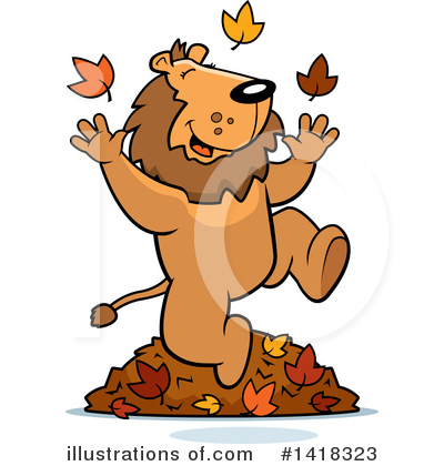 Royalty-Free (RF) Lion Clipart Illustration by Cory Thoman - Stock Sample #1418323