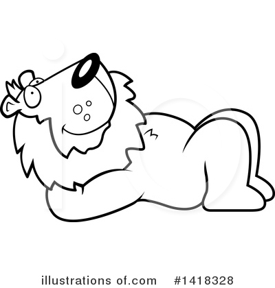 Royalty-Free (RF) Lion Clipart Illustration by Cory Thoman - Stock Sample #1418328