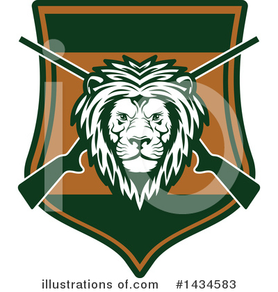 Royalty-Free (RF) Lion Clipart Illustration by Vector Tradition SM - Stock Sample #1434583