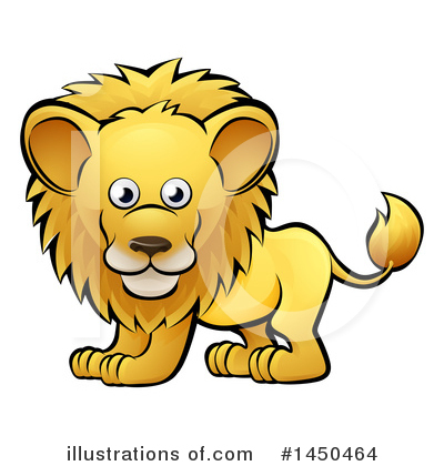 Royalty-Free (RF) Lion Clipart Illustration by AtStockIllustration - Stock Sample #1450464