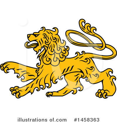 Royalty-Free (RF) Lion Clipart Illustration by Vector Tradition SM - Stock Sample #1458363