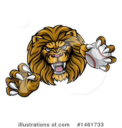 Royalty-Free (RF) Lion Clipart Illustration by AtStockIllustration - Stock Sample #1461733