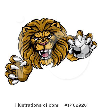 Royalty-Free (RF) Lion Clipart Illustration by AtStockIllustration - Stock Sample #1462926